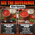 Can Opener Smooth Edge Side Cut – Stainless Steel Manual Can Opener - Image 7