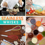 Domensi 16 Pcs 12 Inch Whisks Bulk - Image 6
