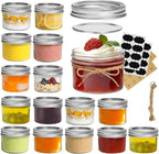 ComSaf Mini Mason Jars Bulk 4oz 16PCS, Regular Mouth Mason Jar - Image 9
