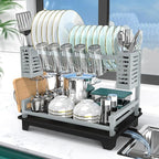 B-Land Dish Drying Rack, 2 Tier Dish Racks by B-Land
