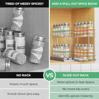 Mystozer Pull Out Spice Rack Organizer - Image 8