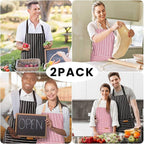 BeLuyi 2 Pack Adjustable Bib Apron - Image 7