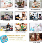 Digital Kitchen Timer, Big Display Screen, Loud Alarm, Strong Magnetic Backing - Image 3