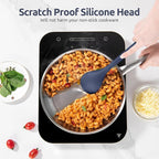 Silicone Kitchen Cooking Utensil Set: U-Taste High Heat Resistant 13.6in - Image 4
