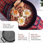 Victoria Cast Iron Round Skillet - Image 4
