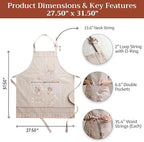 Maison d' Hermine 100% Cotton Apron - Image 5