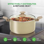 Nutrichef 54-Piece Marble Non-Stick Cookware and Bakeware Set, Professional - Image 4