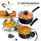 MICHELANGELO Nonstick Sauce Pan - Image 7