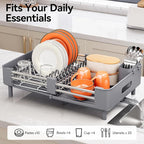 Urackify Stainless Steel Dish Drying Rack - Image 2