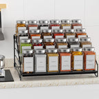 BOIVSHI 4 Tier Spice Rack for Cabinet, Spice Rack Organizer, Depth Adjustable - Image 7