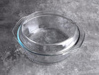 Round Tempered Glass Casserole Dish - Image 7