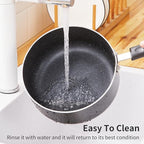 Nonstick Saucepan Set with Lid, Non Stick 2Qt & 3Qt Sauce Pan Set with Glass - Image 8
