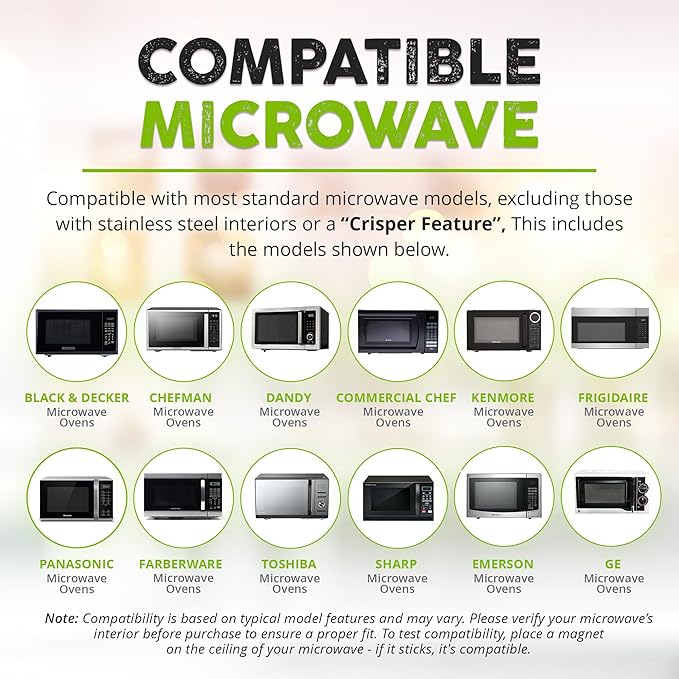 HOVER COVER 2 Pack Magnetic Splatter Cover, 12-Inch Clear BPA-Free Food Lid - Image 7