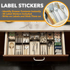 SpaceAid Bamboo Drawer Dividers - Image 3