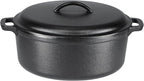 Amazon Basics Pre-Seasoned Cast Iron Dutch Oven Pot by AmazonBasics