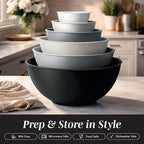 COOK WITH COLOR Mixing Bowls with TPR Lids - Image 3