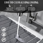 Large Stone Dish Drying Mats for Kitchen Counter, Drying Collapsible Dish - Image 3