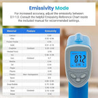 Etekcity Infrared Thermometer Upgrade 774, Heat Temperature Temp Gun - Image 8