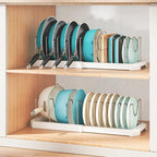 Pots and Pans Organizer for under Cabinet, Pan Pot Organizers inside Cabinet - Image 9