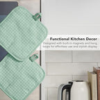 KITCHENAID Gourmet Series Gridlines Pot Holders 2-Pack Set, Heat Resistant up - Image 6