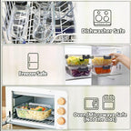 M MCIRCO [80 oz & 36 oz Extra Large Glass Food Storage/Baking Containers Set - Image 4