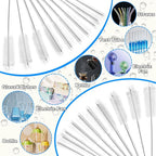 Ixiaoyoo Cleaning Brushes Set, 10 Pieces 8 Inch Nylon Tube Brush + 60 Inch - Image 3