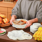 Patelai 10 Pcs Bowl Covers Reusable in 5 Size Stretch Cloth Fabric Elastic Food - Image 2