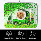 St Patricks Day Shamrock Drying Mat - Image 4