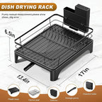 Dish Drying Rack for Kitchen Counter, Dish Rack, Dish Drainer for Kitchen - Image 2