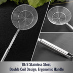 Hiware Solid Stainless Steel Spider Strainer Skimmer Ladle - Image 3
