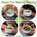 Matcha Whisk Set, Gifts for Women, Matcha Bowl - Image 3