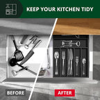 ROYAL CRAFT WOOD Luxury Bamboo Kitchen Drawer Organizer - Image 7