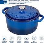 VORRINGARD Enameled Cast Iron Dutch Oven Pot - Image 3