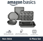 Amazon Basics 6 Piece Nonstick Carbon Steel Bakeware Set - Image 2