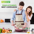 NutriChef 54-Piece Kitchen Cookware Set – Complete Non-Stick Ceramic Pots and - Image 7