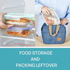 Vtopmart 5Pack 22oz Glass Storage Containers - Image 5