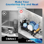 Dish Drying Rack, Stainless Steel-Dish Rack, Dish Racks - Image 2