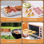 Cooling Rack for Baking 3 Tiers, Stainless Steel Baking Cooking Cooling Racks - Image 6