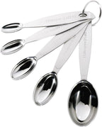 Cuisipro Stainless Steel Measuring Spoon Set Silver by Cuisipro