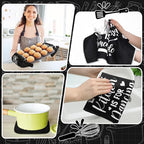 Fourluoo 10 Pcs Farmhouse Kitchen Decor and Accessories Set 4 Kitchen Towels 2 - Image 4
