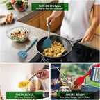HOTEC 446°F Heat Resistant Silicone Kitchen Utensils, Cooking Utensil Set - Image 3