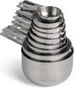 Hudson Essentials Stainless Steel Measuring Cups Set by HudsonEssentials