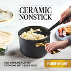Farberware Forged Induction Ceramic Cookware Nonstick Saucepan - Image 4