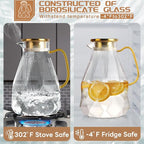 Yirilan 2.8 Liter Glass Pitcher - Image 3