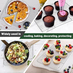 TeamFar Cooling Rack, 15.3” x 11.1” Stainless Steel Wire Baking Rack - Image 7