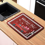 Happy Valentine's Day Dish Drying Mat - Image 6