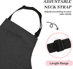 2Pack Adjustable Kitchen Apron for Women Men - Image 5
