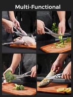 Full Steel Poultry Shears Heavy Duty, Professional Bone Cutting Scissors - Image 7