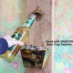8 Packs Bulk Beer Opener Wall Mounted Vintage Gold Bottle Cap Opener - Image 3