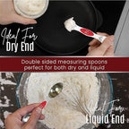 Magnetic Measuring Spoons Set of 9 Stainless Steel Dual-Sided Stackable - Image 6